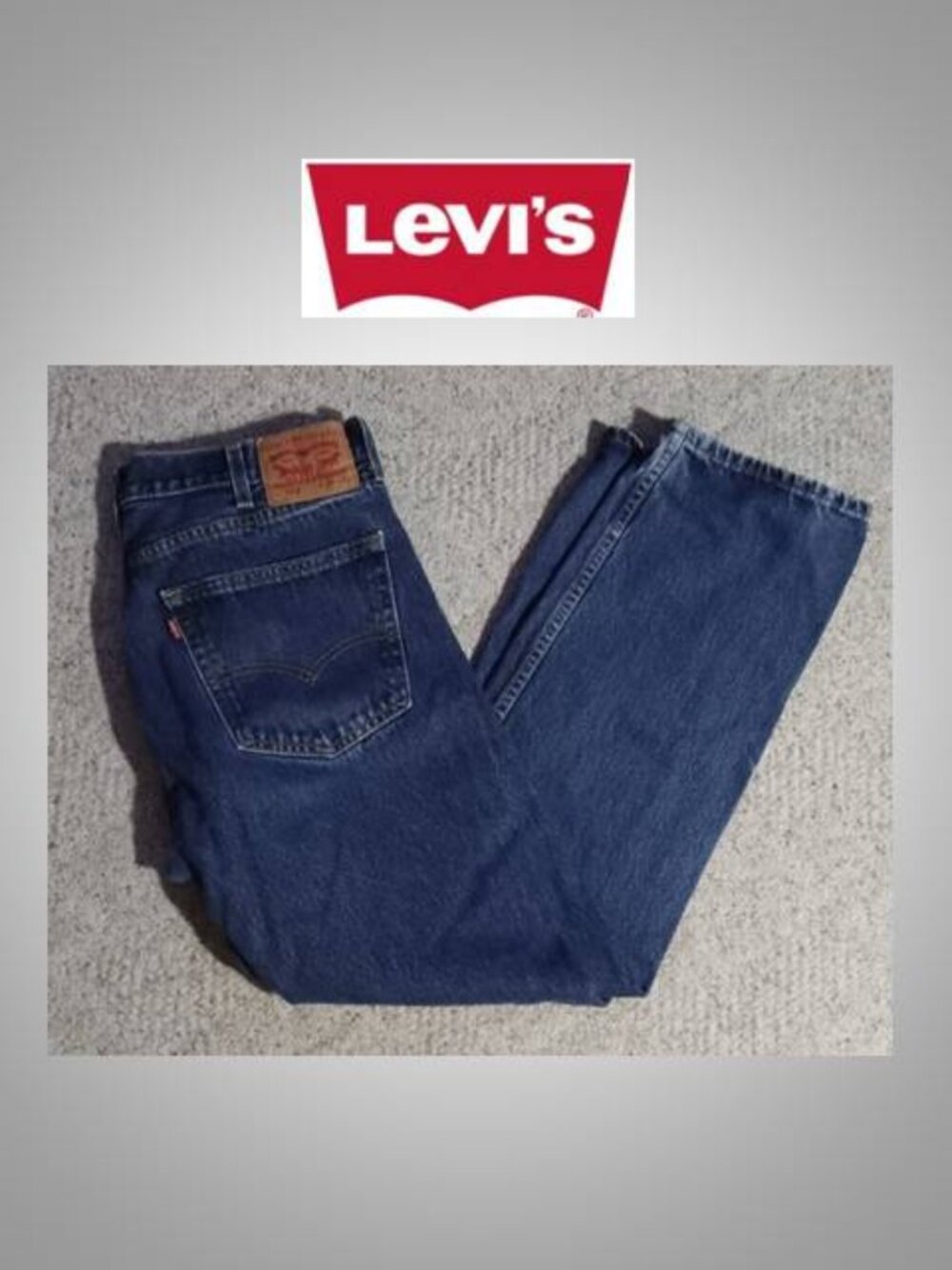 Levi's men's jeans 505 38 32  blue color